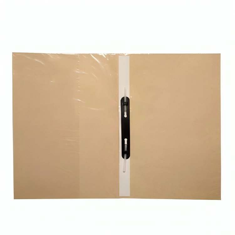 PACK 4 ARCHIVADOR PLASTIFICADO CON GUSANO / AZUL- AUCA - 2