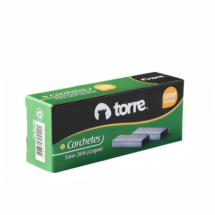 PACK 3 CORCHETES 26/6 5000 UND. – TORRE - 2