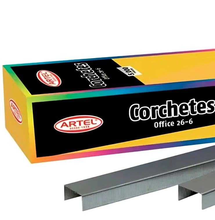 PACK 4 CORCHETES 26/6 5000 UNDS - 1