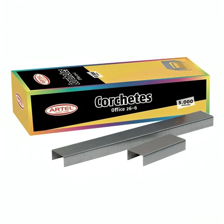 PACK 4 CORCHETES 26/6 5000 UNDS - 2