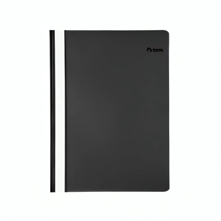 PACK 4 CARPETA PVC PLAST FILE CARTA  NEGRA - 1