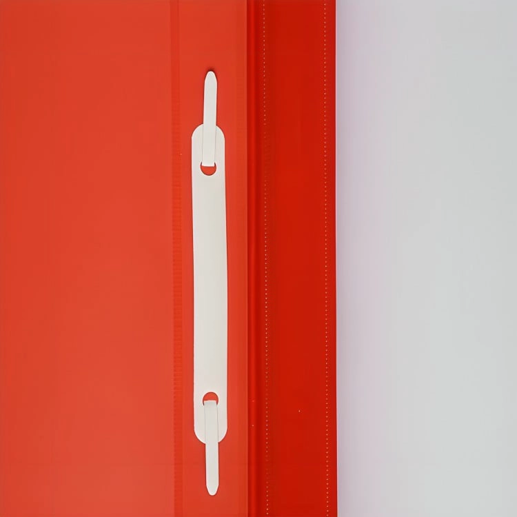 PACK 4 CARPETA PVC PLAST FILE OFICIO ROJO - 1