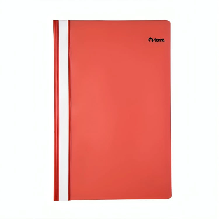 PACK 4 CARPETA PVC PLAST FILE OFICIO ROJO - 3