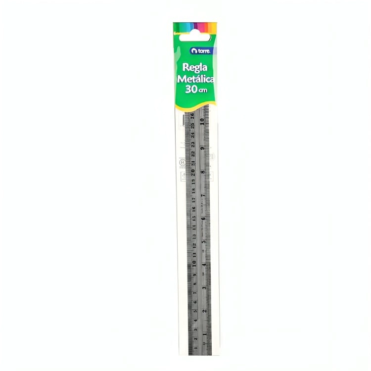 PACK 4 REGLA METALICA 30 CM - 1