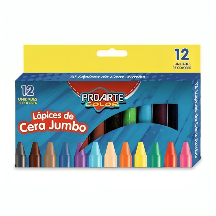 PACK 3 LAPICES CERA 12 COLORES ESTRA GRUESOS – PROARTE - 2