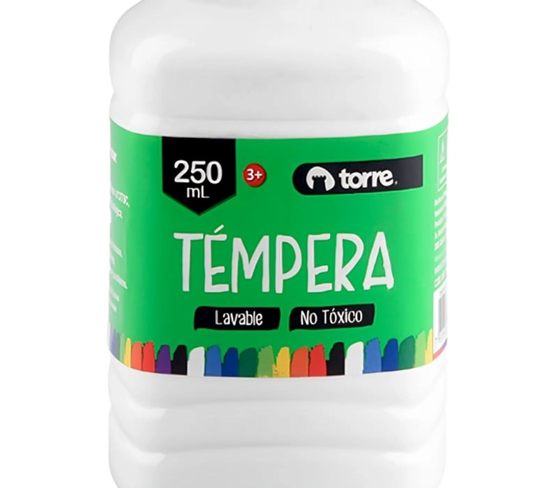 PACK 3 TE MPERA 250 ML / BLANCO – TORRE - 1