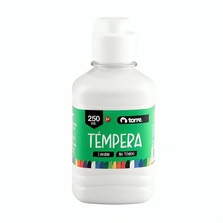 PACK 3 TE MPERA 250 ML / BLANCO – TORRE - 2