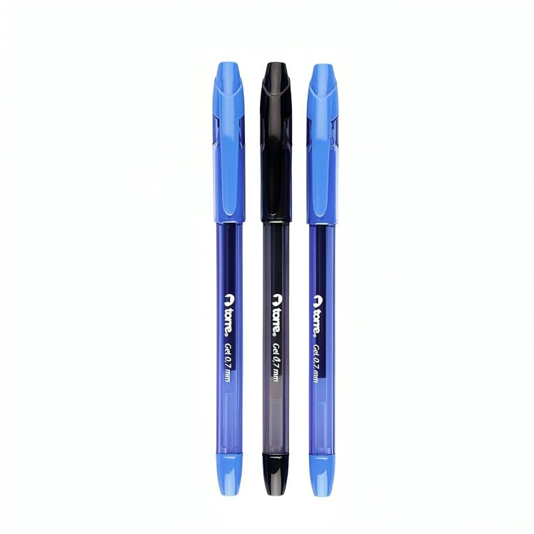 PACK 3 SET 3 BOLIGRAFO GEL QUICK DRY 0,7 MM – TORRE - 1