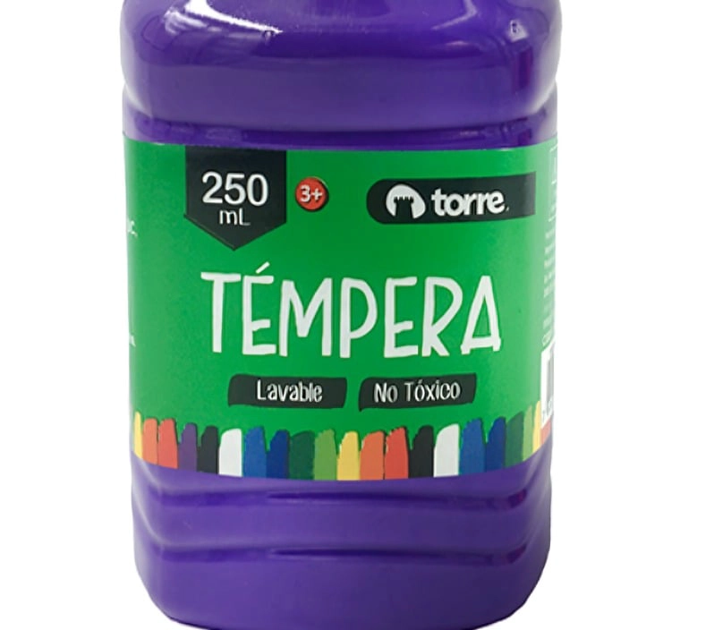 PACK 3 TE MPERA 250 ML / VIOLETA – TORRE - 1
