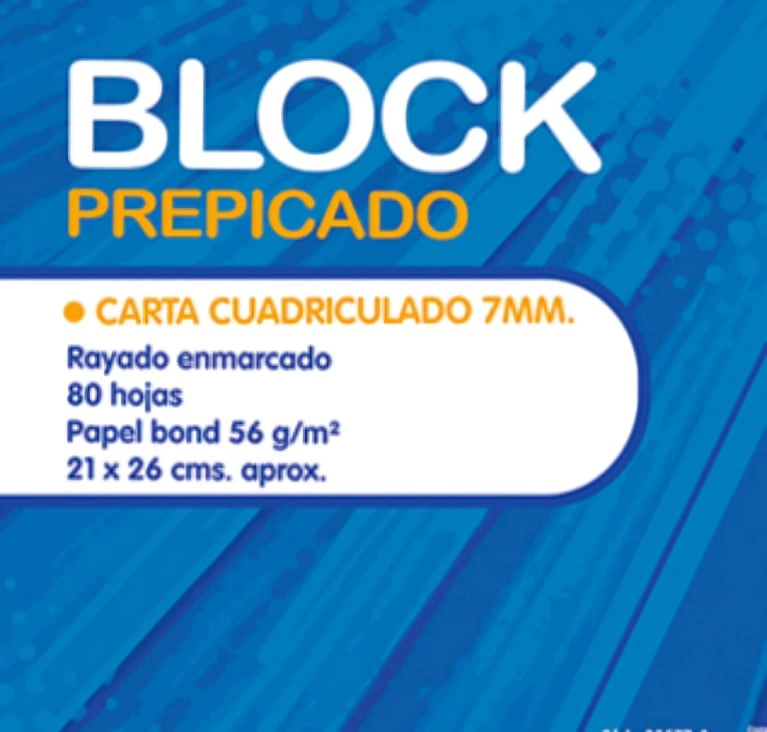 PACK 3 BLOCK PREPICADO CARTA 80H. MAT. 7MM. – PROARTE - 3