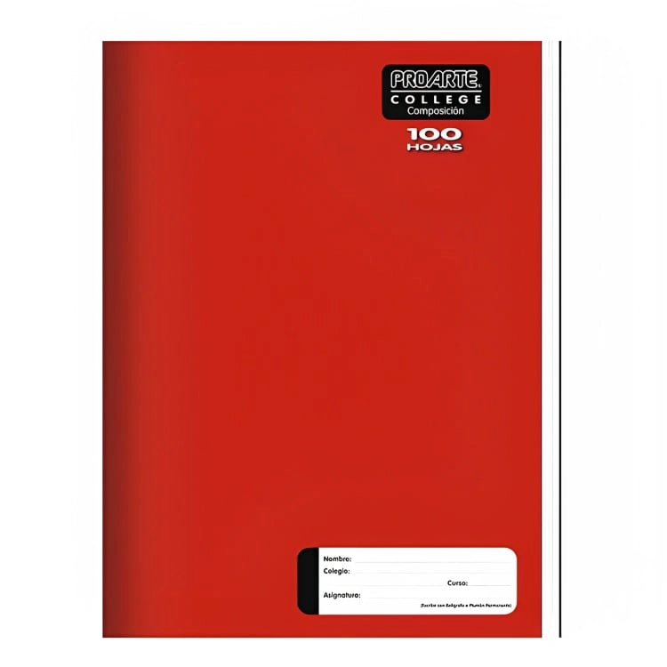 PACK 4 CUADERNOS COLLEGE LISO COMPOSICION 100 HOJAS - 3