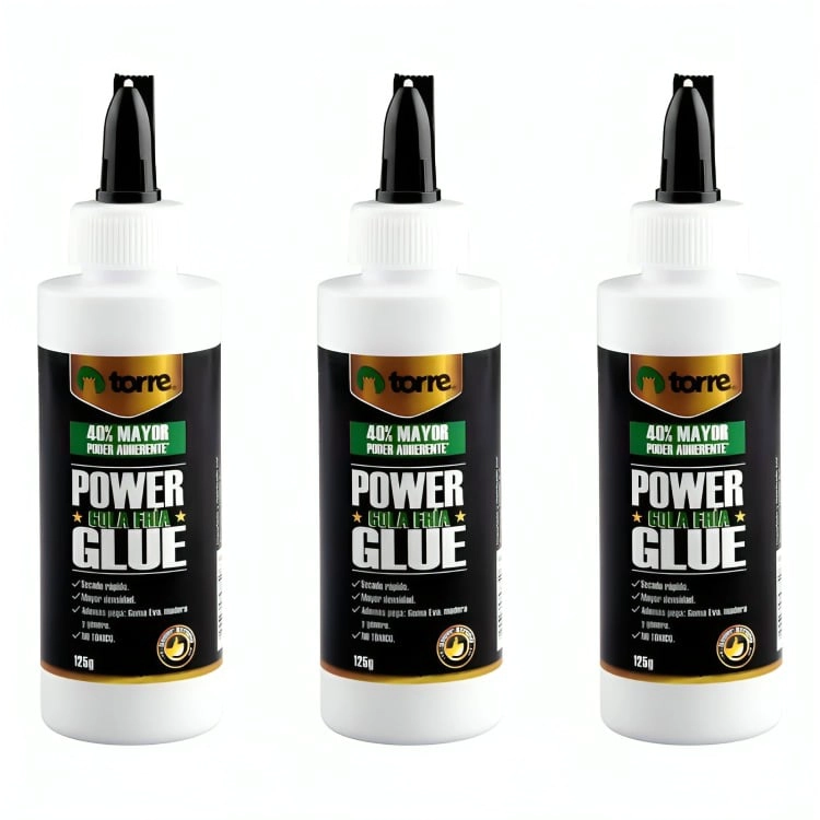 PACK 4  COLA FRIA POWER GLUE 125GR - 3