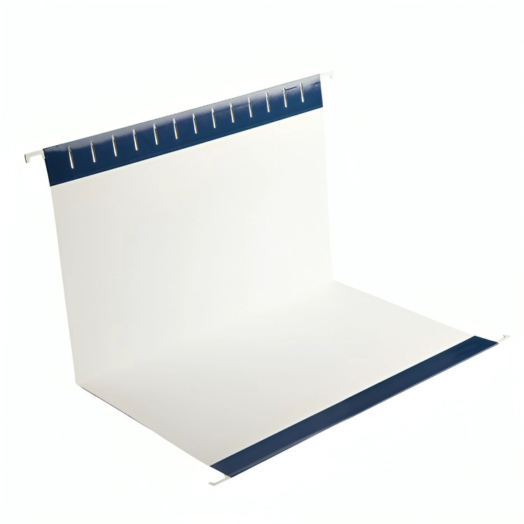 PACK 4 CARPETA COLGANTE CON BARRA METALICA / AZUL – TORRE - 1