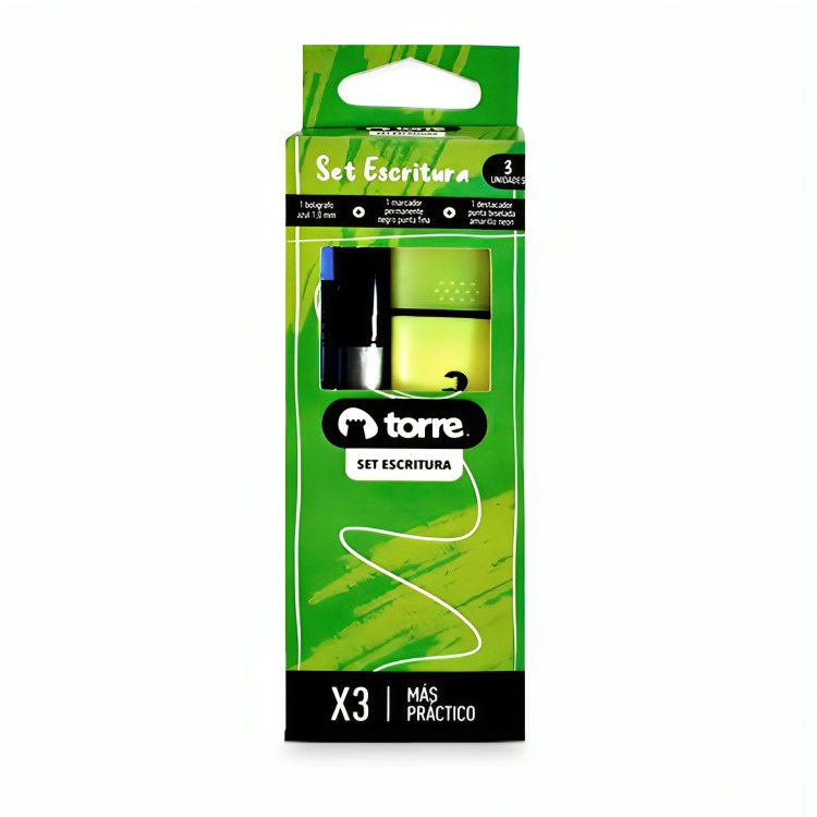 PACK 3  DE SET ESCRITURA 3 UND – TORRE - 1