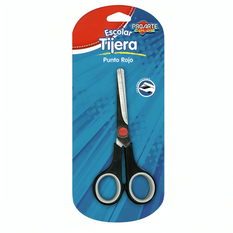 PACK 4 TIJERAS PUNTO ROJO 14 CM – PROARTE - 1