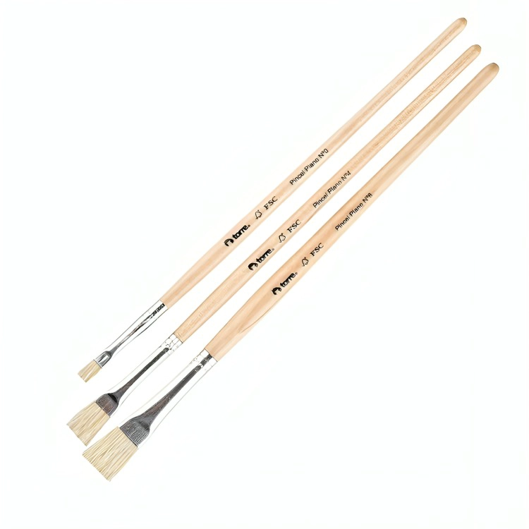 PACK 4 DE SET PINCELES PLANOS N° 0-4-8 – TORRE - 2