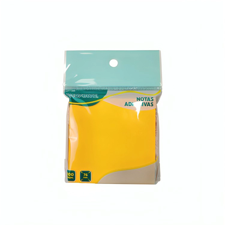PACK 4 NOTAS ADHESIVAS PAPEL NARANJO 100H. 7,6X7,6CMS. – PROARTE - 2