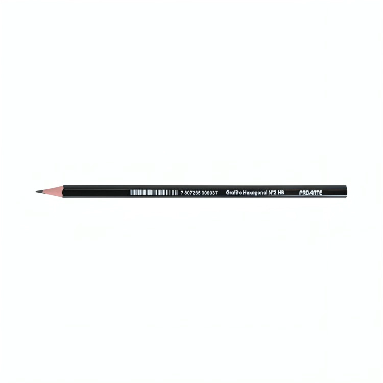 PACK 3 LAPICES GRAFITOS HEXAGONAL N° 2 HB CON GOMA 12 UND – PROARTE - 1