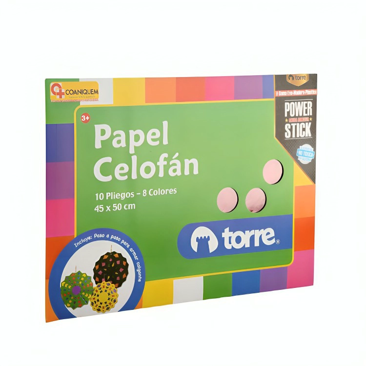 PACK 3 BOLSON DE PAPEL CELOFAN IMAGIA – TORRE - 2