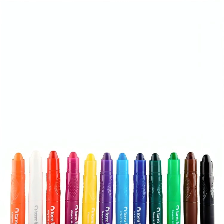 CRAYONES GEL 3 EN 1 12 COLORES PEKES – TORRE - 2