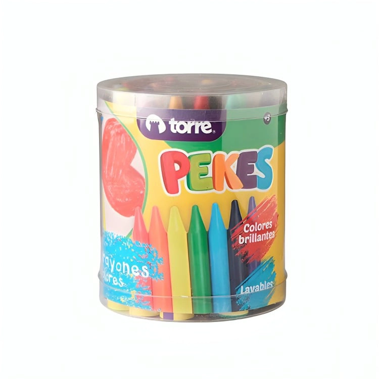 MAXI CRAYONES 24 COLORES PEKES – TORRE - 1