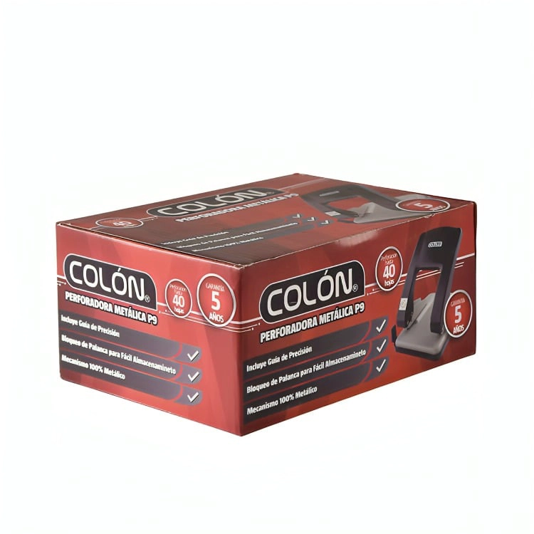 PERFORADORA 40 HOJAS NEGRO – COLON - 2