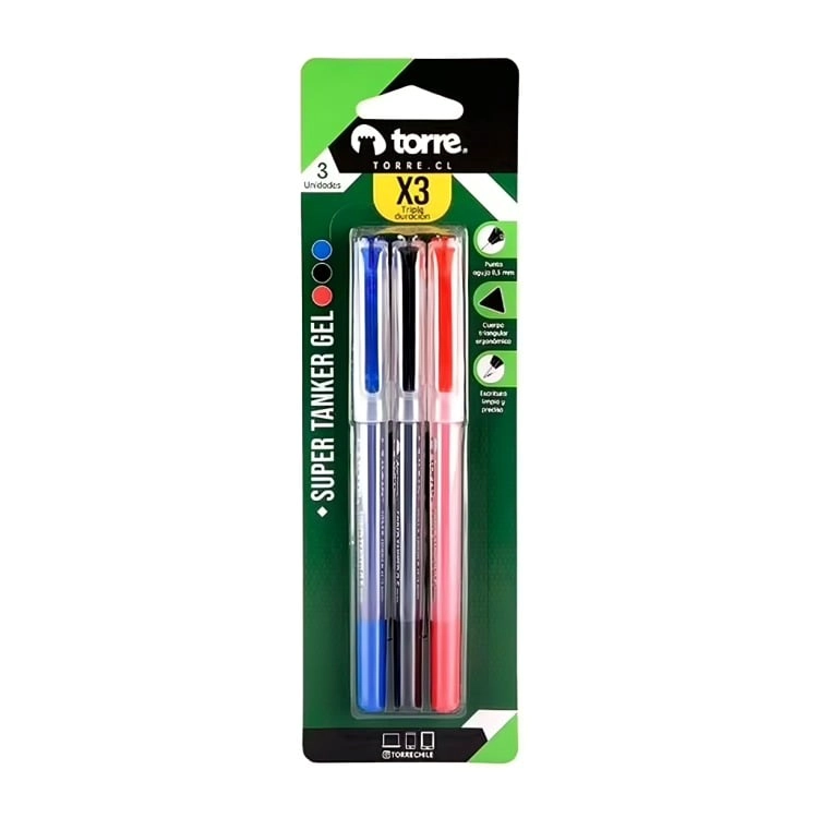 PACK 2 DE SET 3 SUPER TANKER 0,5MM BLISTER 1A 1N 1R – TORRE - 1