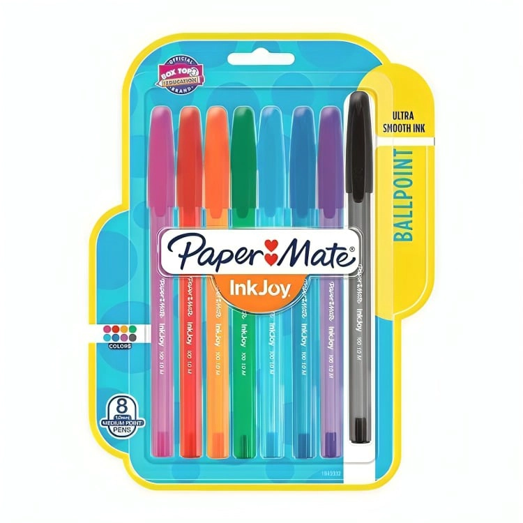 PACK 2 BOLIGRAFO INKJOY PUNTA FINA COLORES SURTIDOS 8 – PAPER MATE - 1