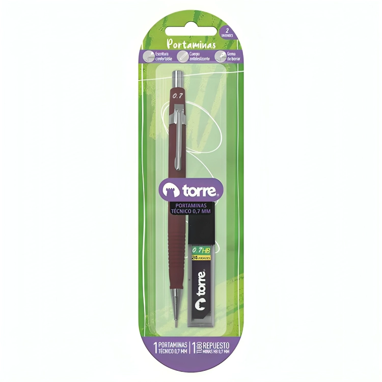PACK 2 PORTAMINA 0,7MM TE CNICO + MINAS – TORRE - 2