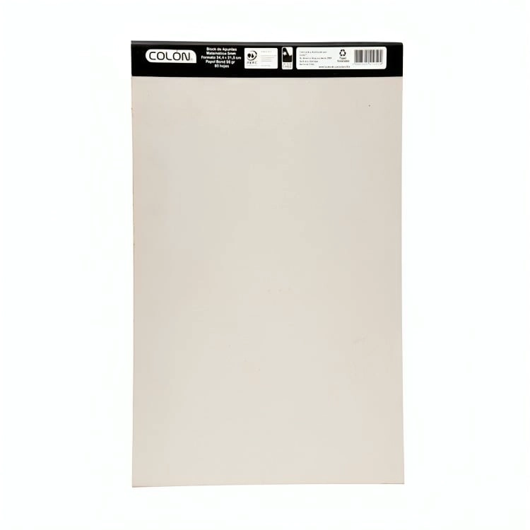 BLOCK OFICIO MATEMATICA 5MM. BO-31/80 – COLON - 1