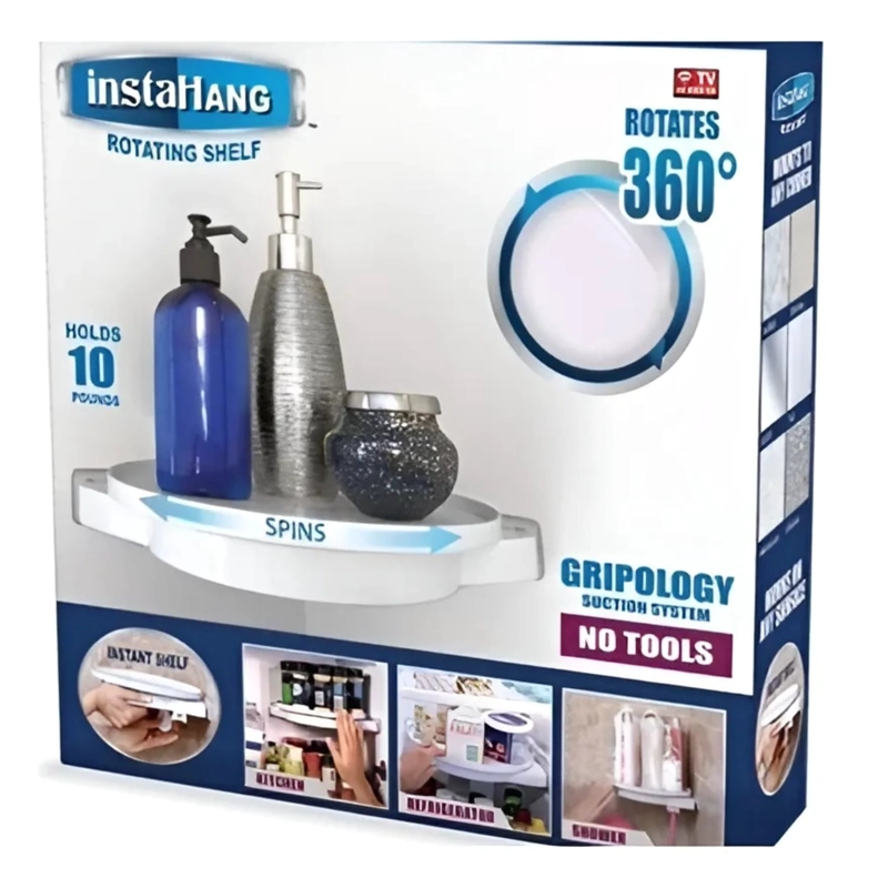 ORGANIZADOR MULTIUSO 360 ESTANTE ESQUINERO ESTANTE HOGAR - 4