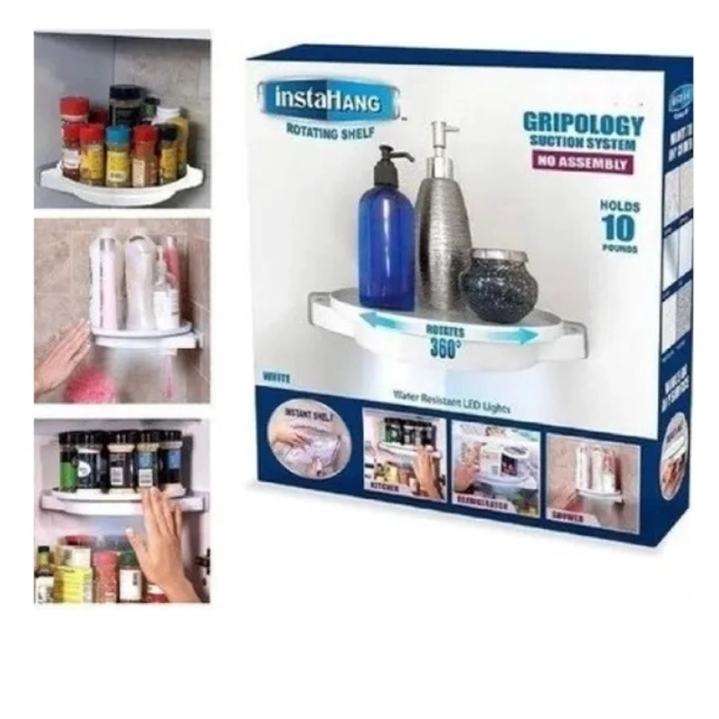 ORGANIZADOR MULTIUSO 360 ESTANTE ESQUINERO ESTANTE HOGAR - 5