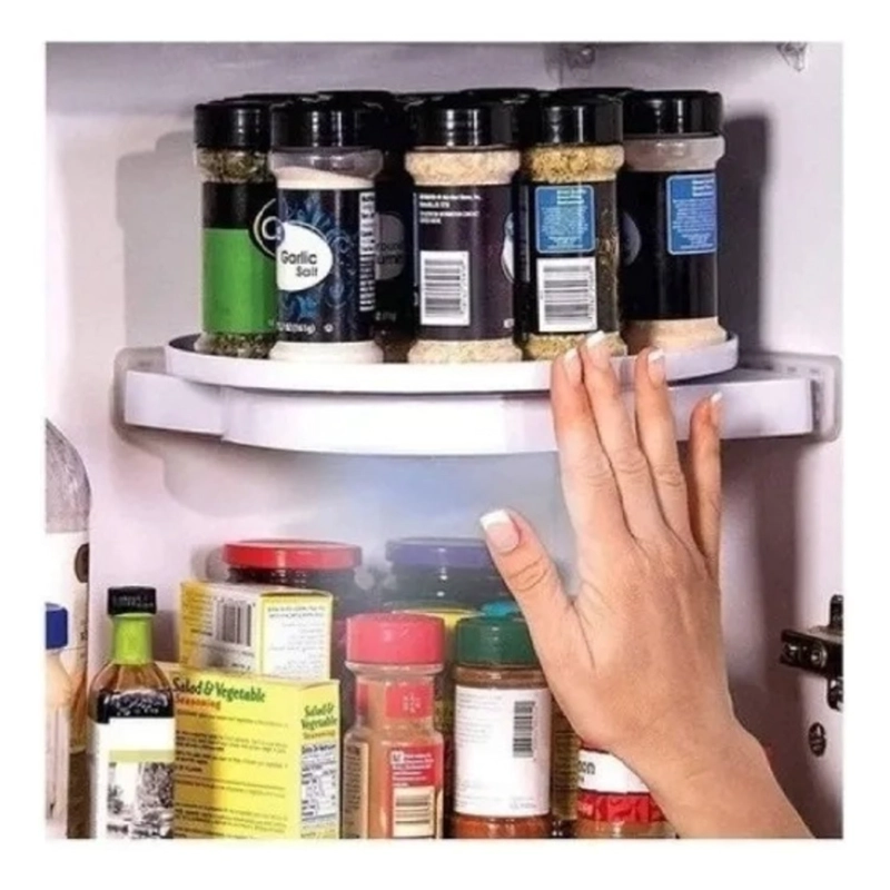 ORGANIZADOR MULTIUSO 360 ESTANTE ESQUINERO ESTANTE HOGAR - 6