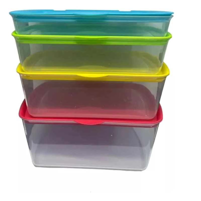 PACK X 3 DE SET 4 PIEZAS CONTENEDOR MICROONDAS Y REFRIGERADOR - 7