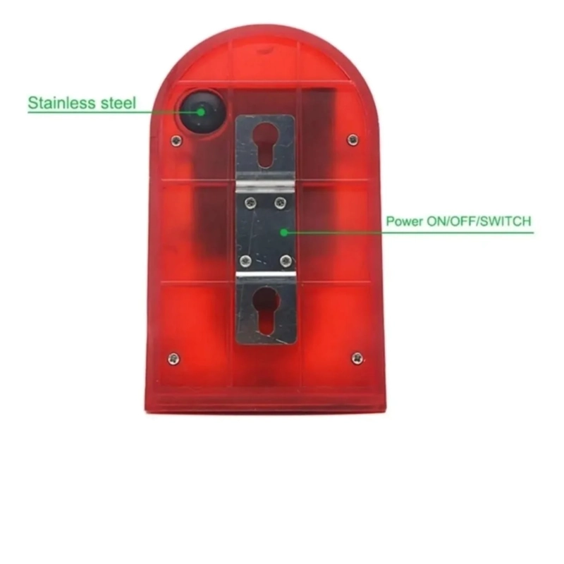 ALARMA SOLAR CON SENSOR DE MOVIMIENTO, SONIDO Y LUZ - 4