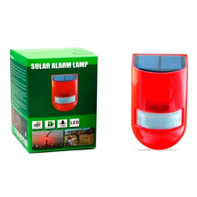 ALARMA SOLAR CON SENSOR DE MOVIMIENTO, SONIDO Y LUZ - 5