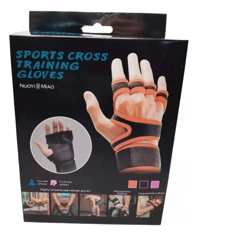 GUANTES CALLERAS PROTECTORAS MANOS LEVANTAMIENTO PESAS BARRA - 2