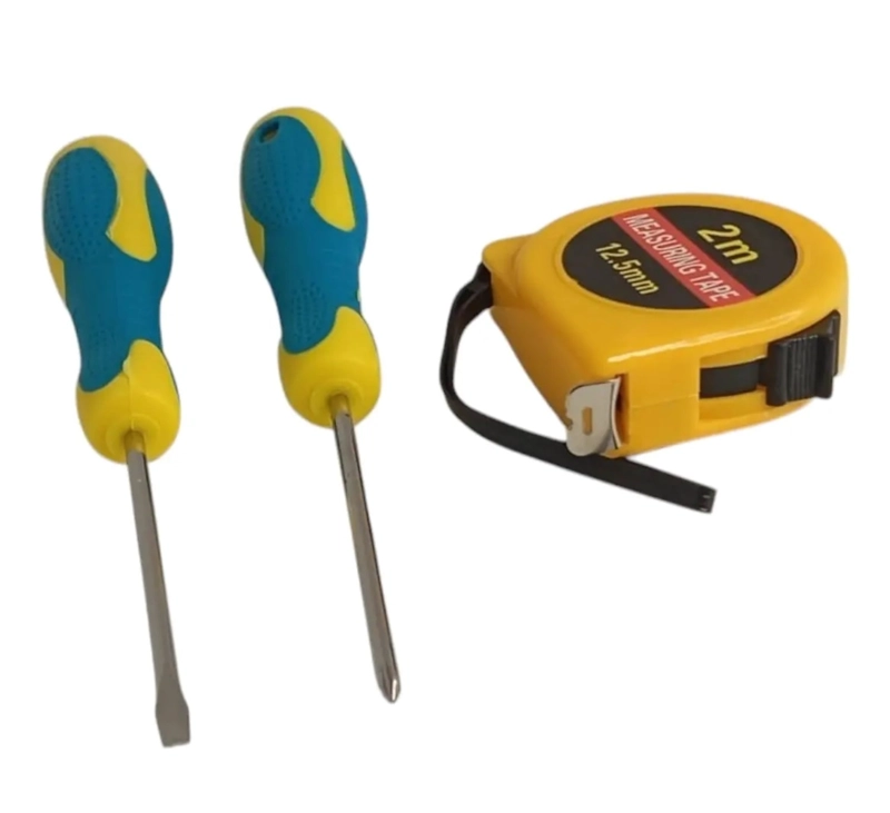 PACK X 3 SET DE HERRAMIENTAS MANUALES DESTORNILLADOR METRO 7 PIEZAS - 4