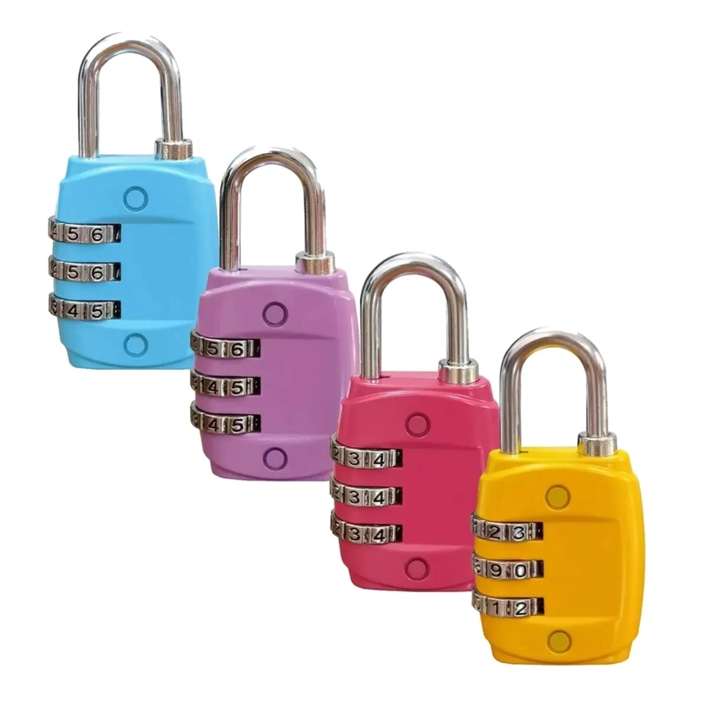 PACK X 3 CANDADOS PARA EQUIPAJE CANDADOS PEQUEÑOS PARA  MALETA - 3