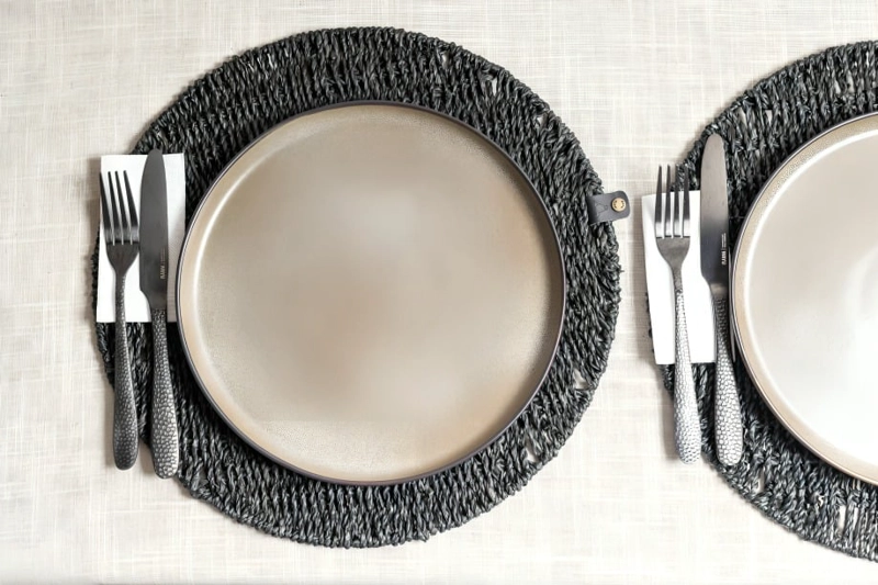 PLATO 27 CM CERAMICA GRES WAYU - 1