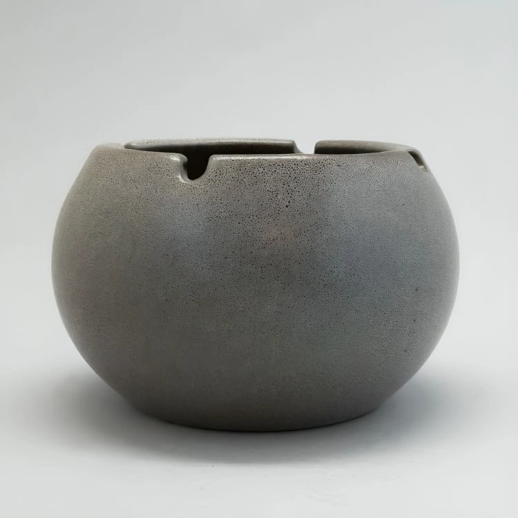 CENICERO PORCELANA GRIS WAYU - 1
