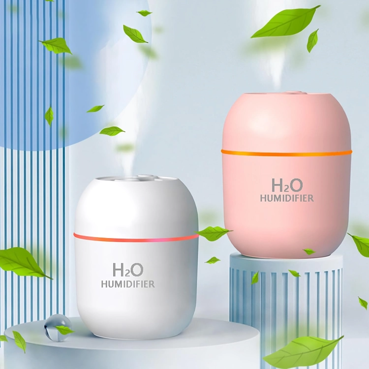 PACK DE 2  HUMIDIFICADOR CON USB RECARGABLE Y LUZ COLORIDA - 3