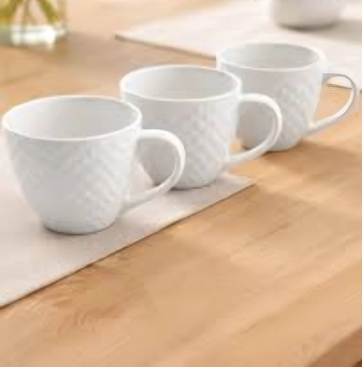 SET DE TAZAS 4 PIEZAS CON PLATOS JUEGO DE CAFE - 4