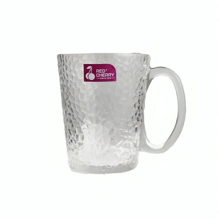 SET 6 TAZAS DE VIDRIO CON ASAPARA CAFE , TE  O BEBIDAS - 4