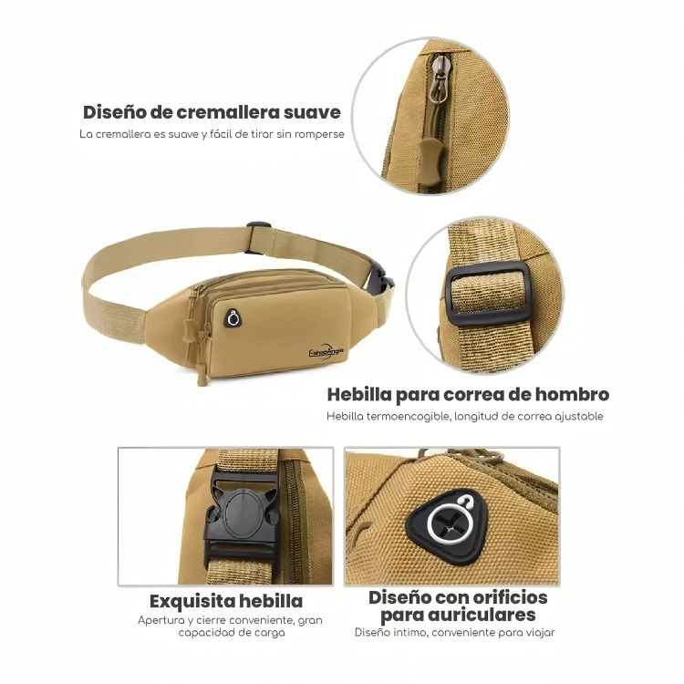 BANANO CANGURERA DEPORTIVA Y DE VIAJE RIÑONERA UNISEX - 1