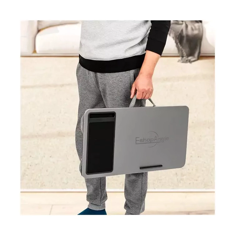 SOPORTE NOTEBOOK CAMA BANDEJA CELULAR MOUSE ERGONOMICO - 2