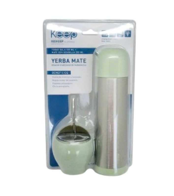 SET TERMO MATE  + TERMO BALA KEEP VERDE - 3