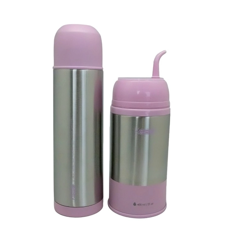 SET TERMO MATE +  TERMO BALA KEEP ROSA - 3