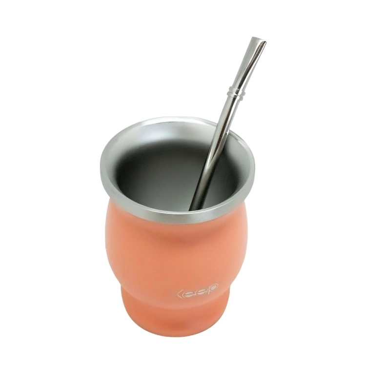MATE CAJA HAMMERED 300 ML KEEP AMARILLO - 1