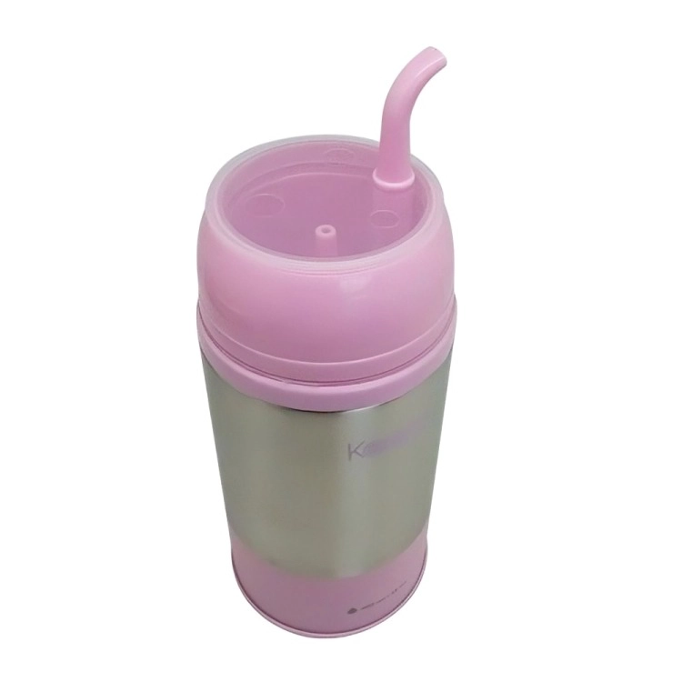 MATE SET CON BOMBILLA KEEP  230ML ROSA - 1
